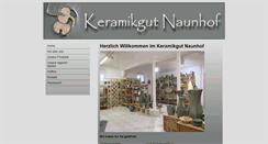 Desktop Screenshot of keramikgut-naunhof.de